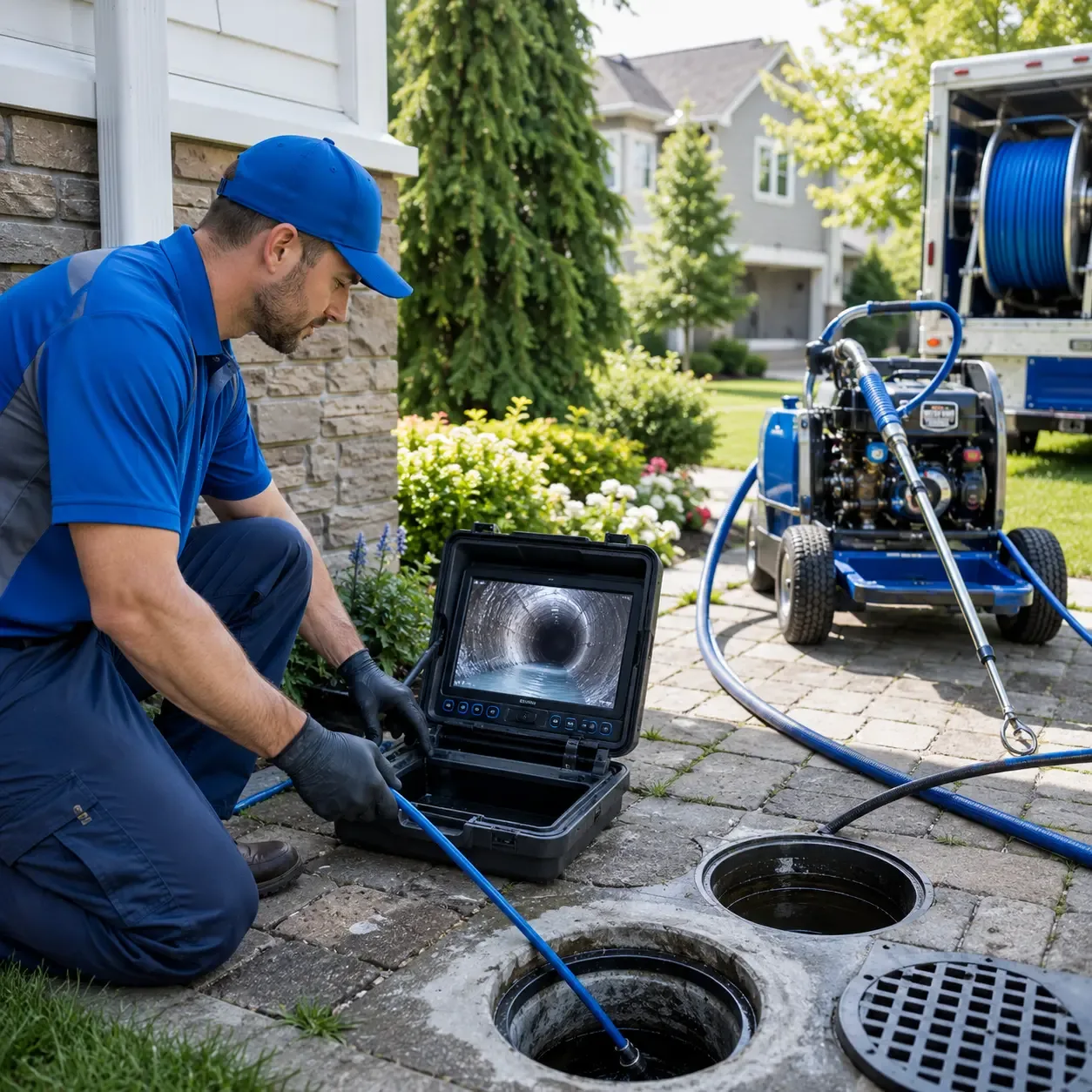 Outdoor drain cleaning professionals serving Polkville, NC